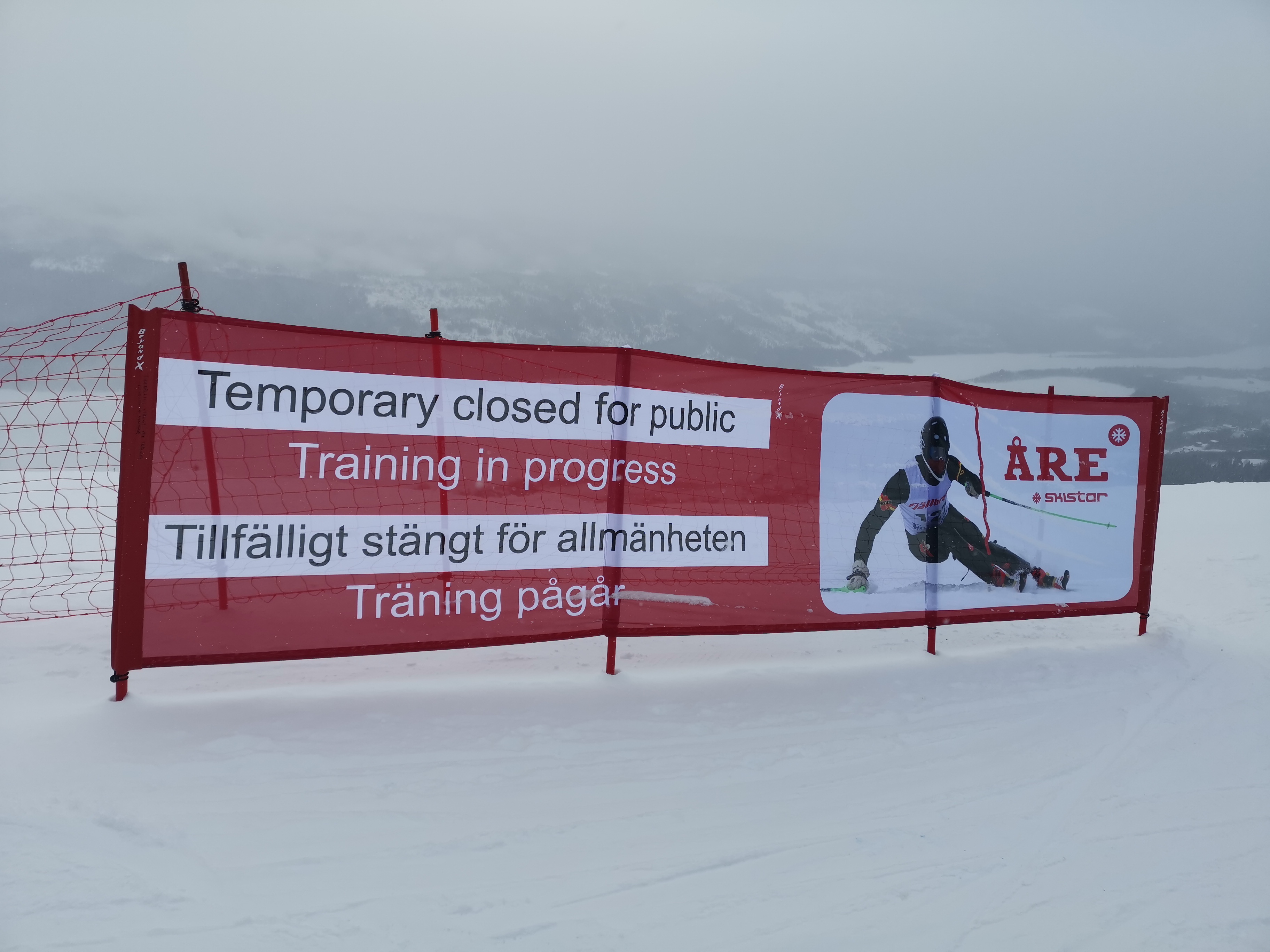 Skidåkning i Åre under VM