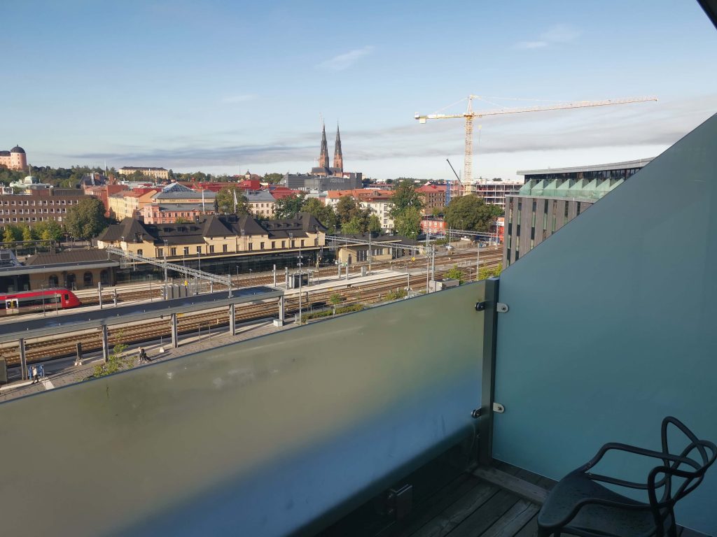 hotell i centrala Uppsala - Radisson Blu Uppsala balkong