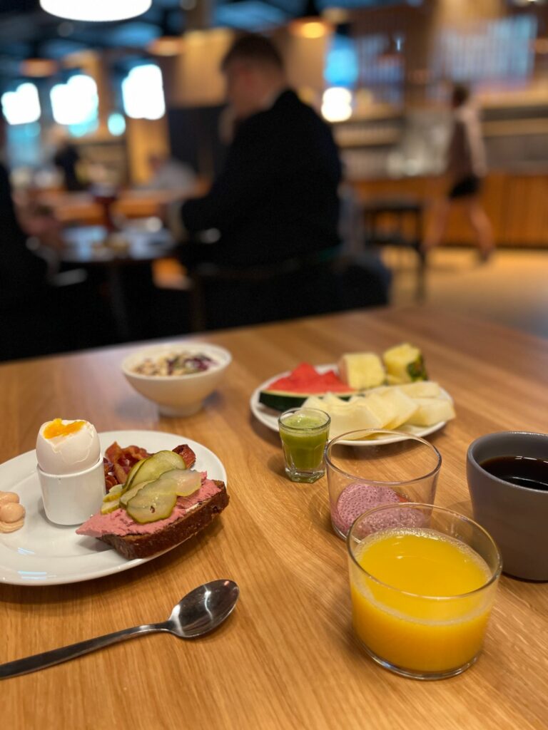 Frukost på Comfort Hotel Arlanda 