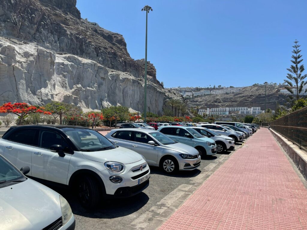 Parkering på Playa De Amadores