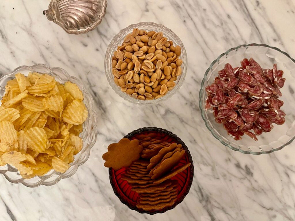 Snacks till julöl