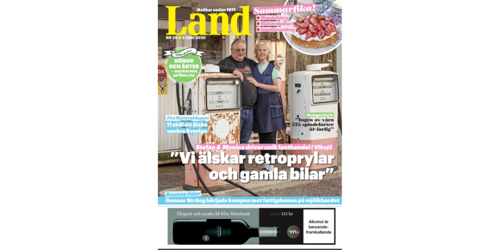 Artikel i tidningen land