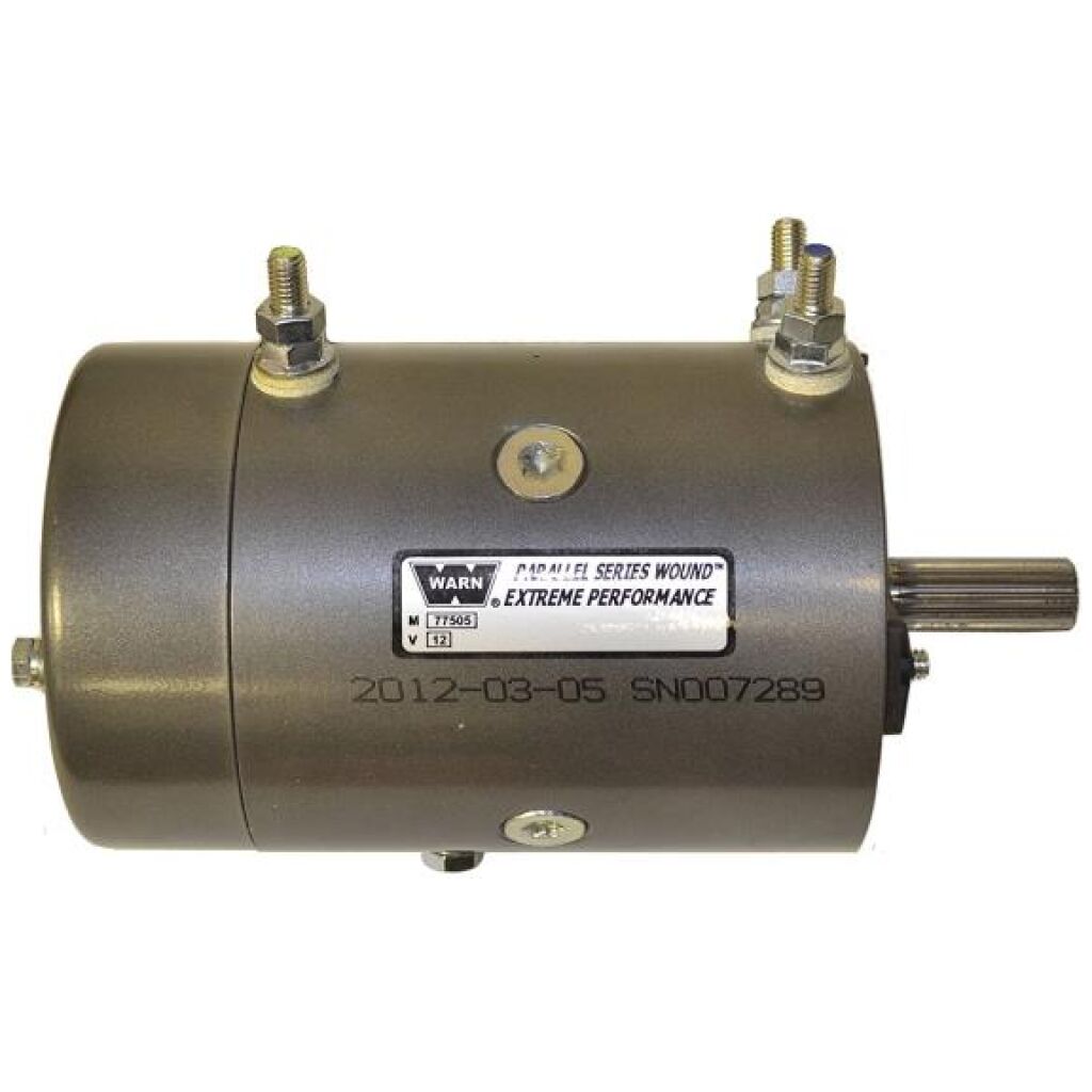 WARN 74756 Winch Motor, M12, M12000, M15, M15000, 12v, 4.6 HP