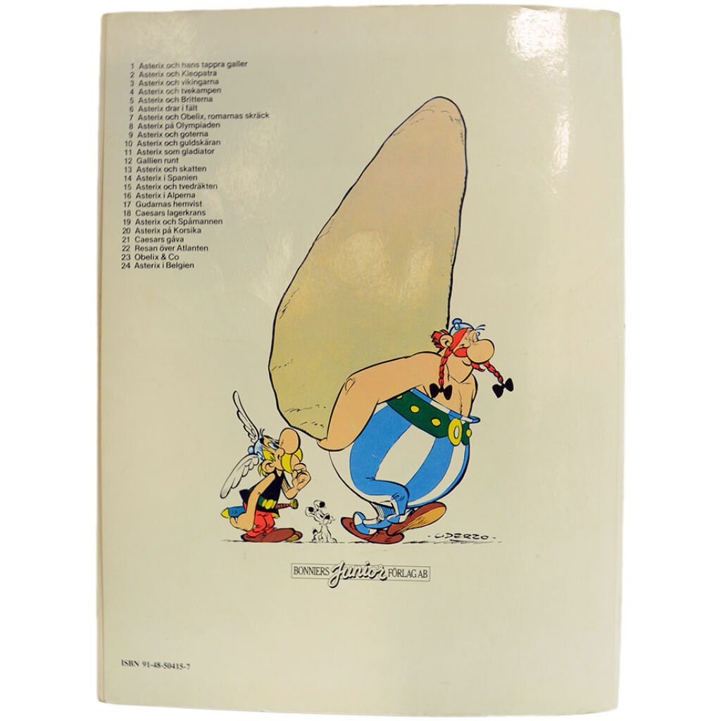Asterix och Det Stora Bygrälet, Album nr 25, 1980, VF-NM