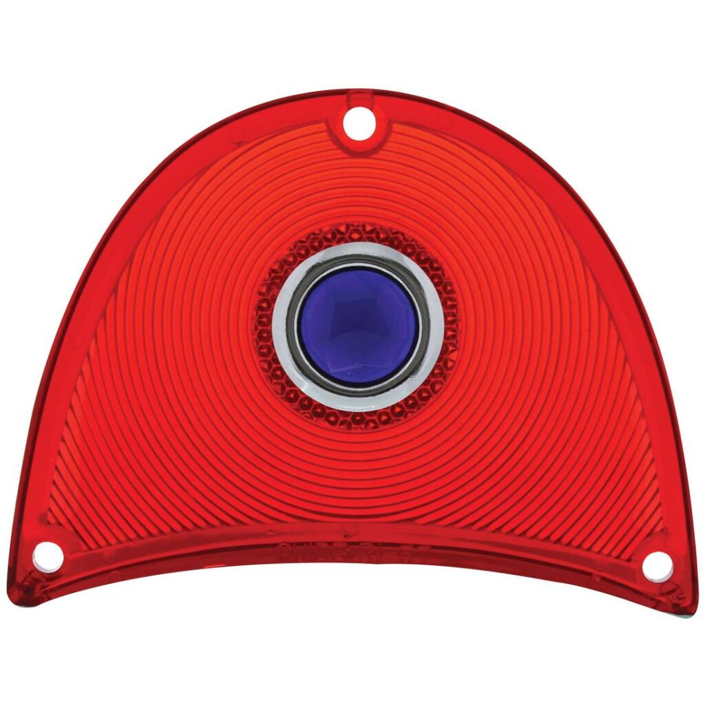 Chevrolet 1957 Bakljusglas med Blue dot