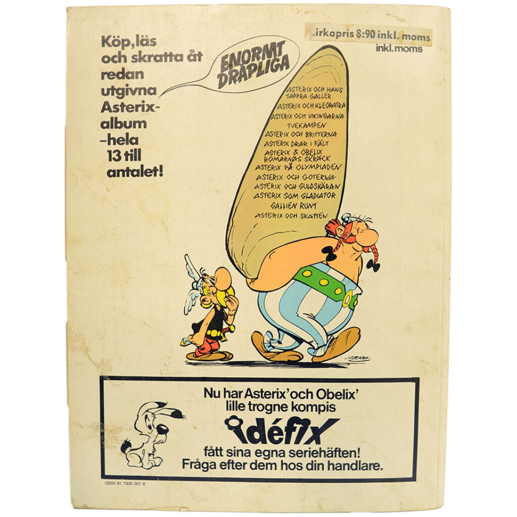 Asterix i Spanien, album nr 14, 1974, skick FN