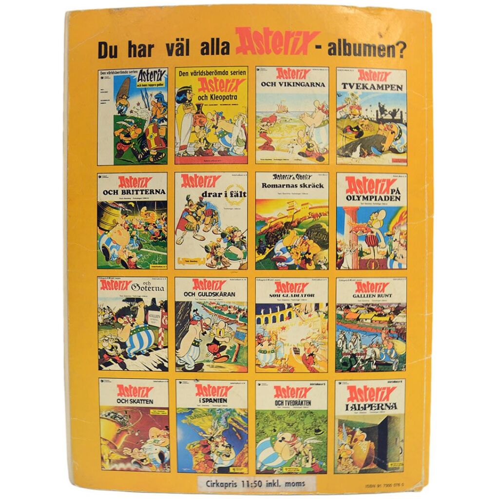 Asterix och hans tappra galler, Album Nr 1, 1974, VG