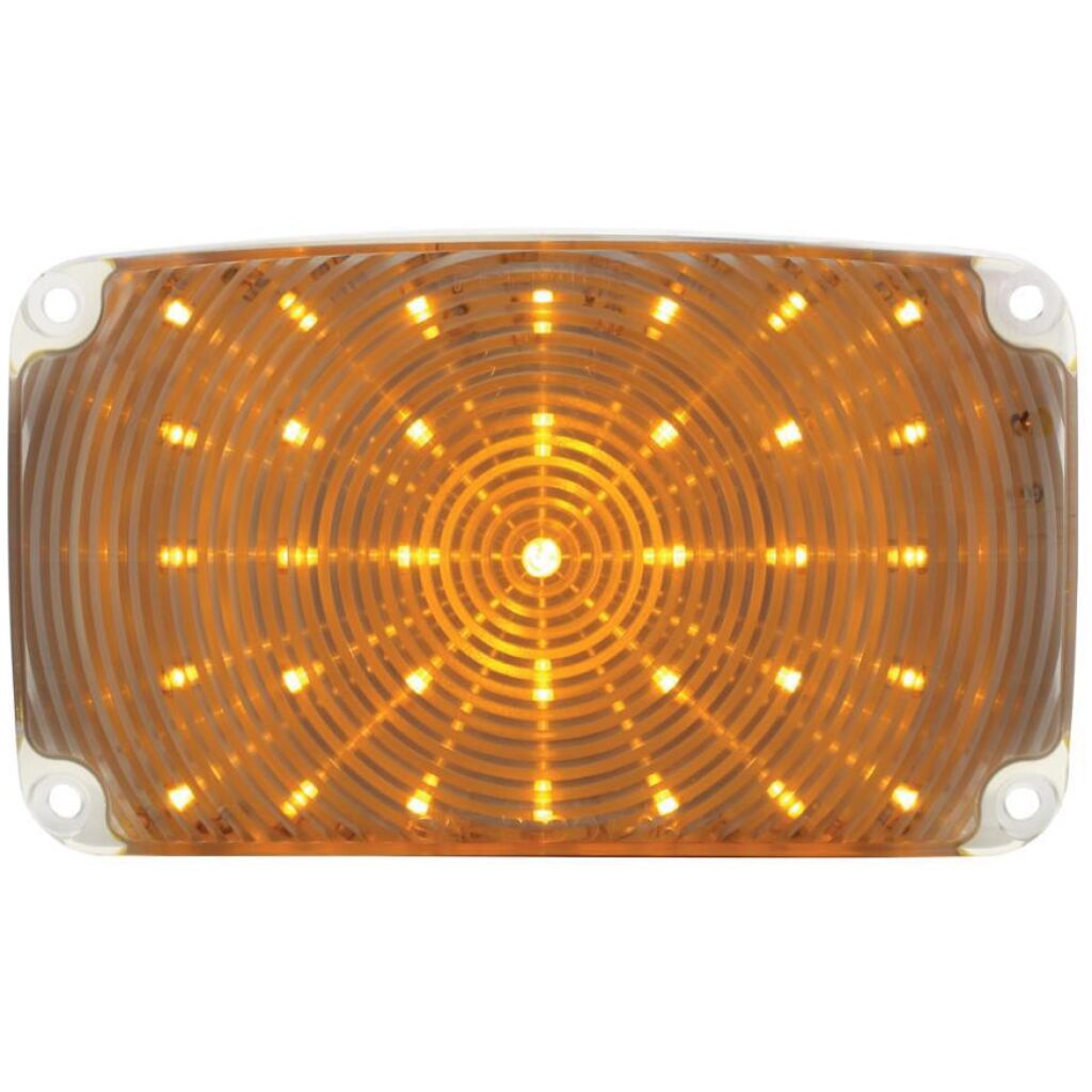 35 LED Parking Light For 1956 Chevy Passenger Car - Amber LED/Clear Lens