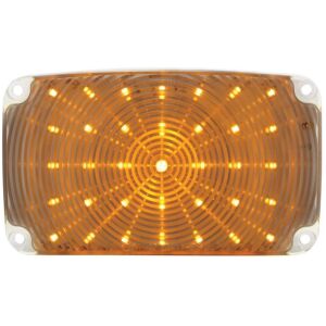 35 LED Parking Light For 1956 Chevy Passenger Car - Amber LED/Clear Lens