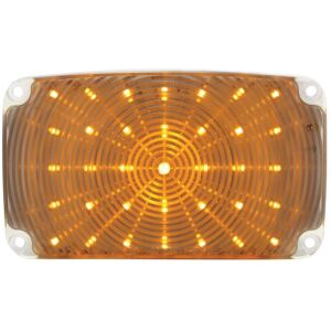 35 LED Parking Light For 1956 Chevy Passenger Car - Amber LED/Clear Lens
