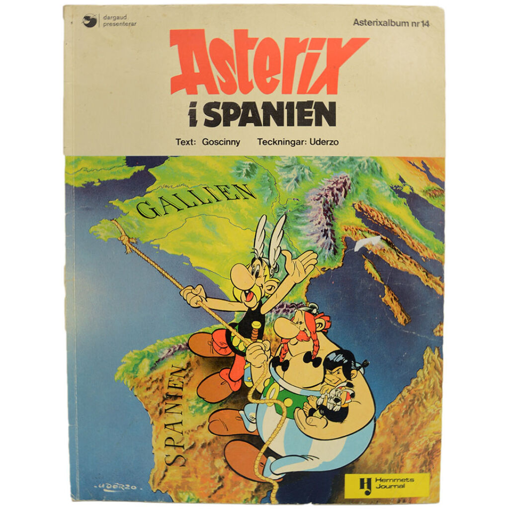 Asterix i Spanien, album nr 14, 1974, skick FN