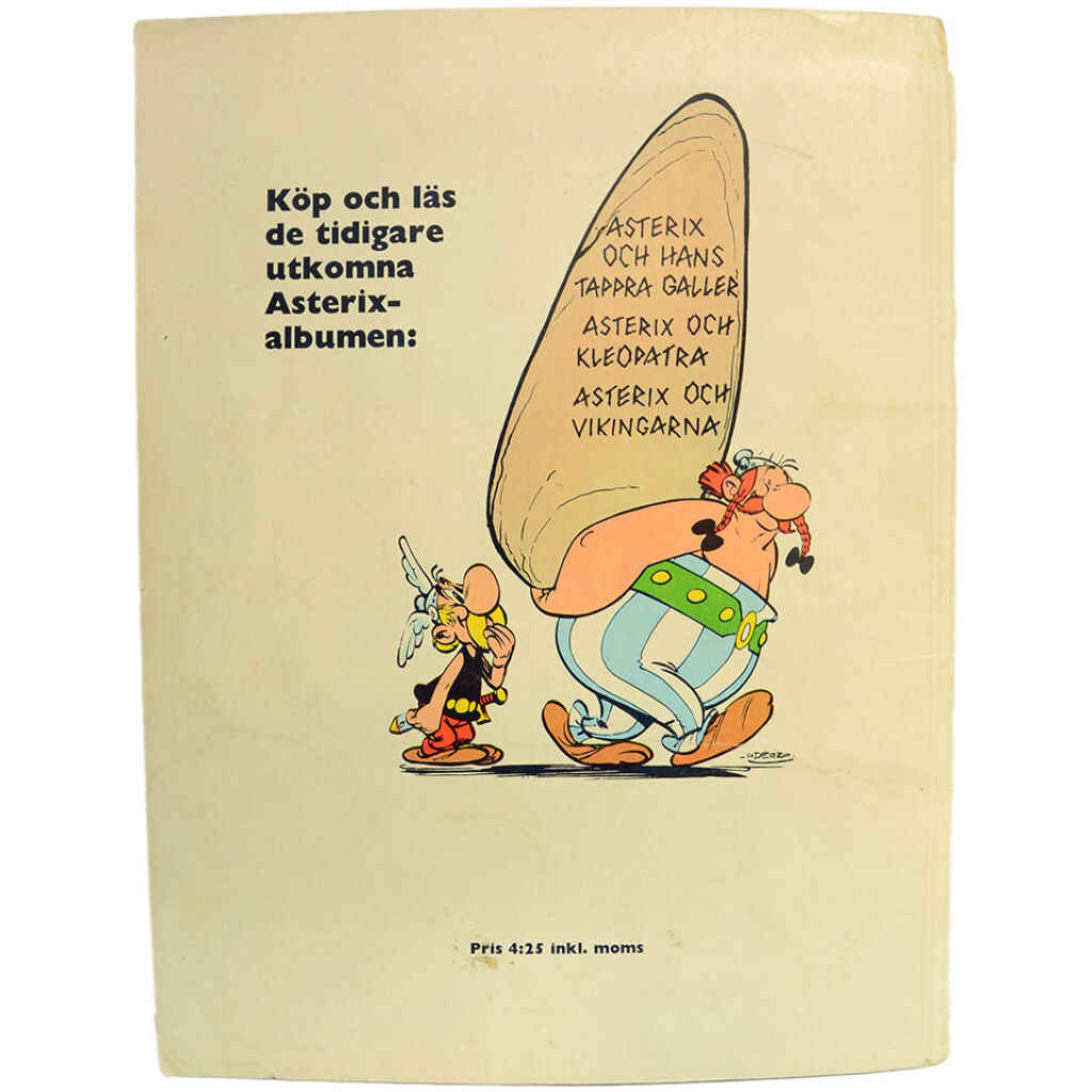 Asterix Tvekampen, album nr 4, (1966), skick VG