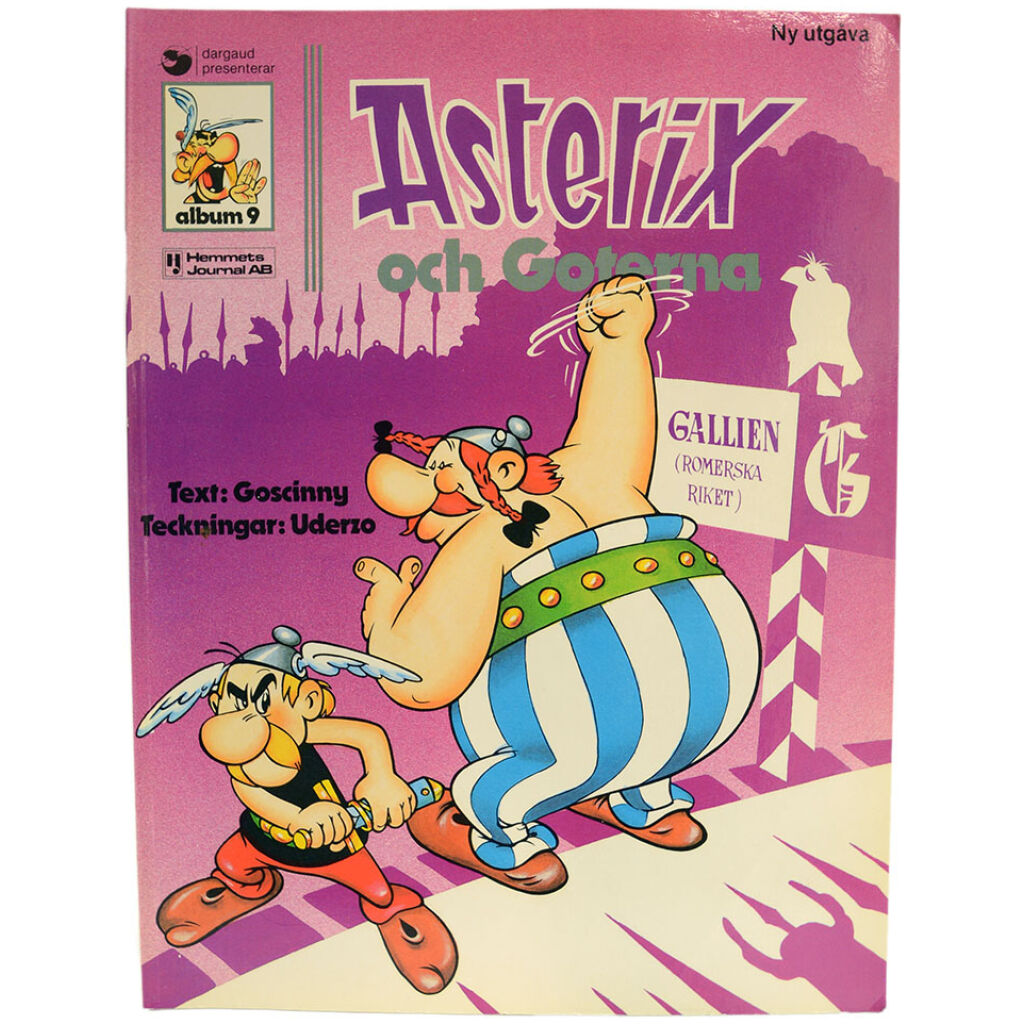 Asterix och Goterna, album nr 9, (3:e upplagan) 1981, skick VF