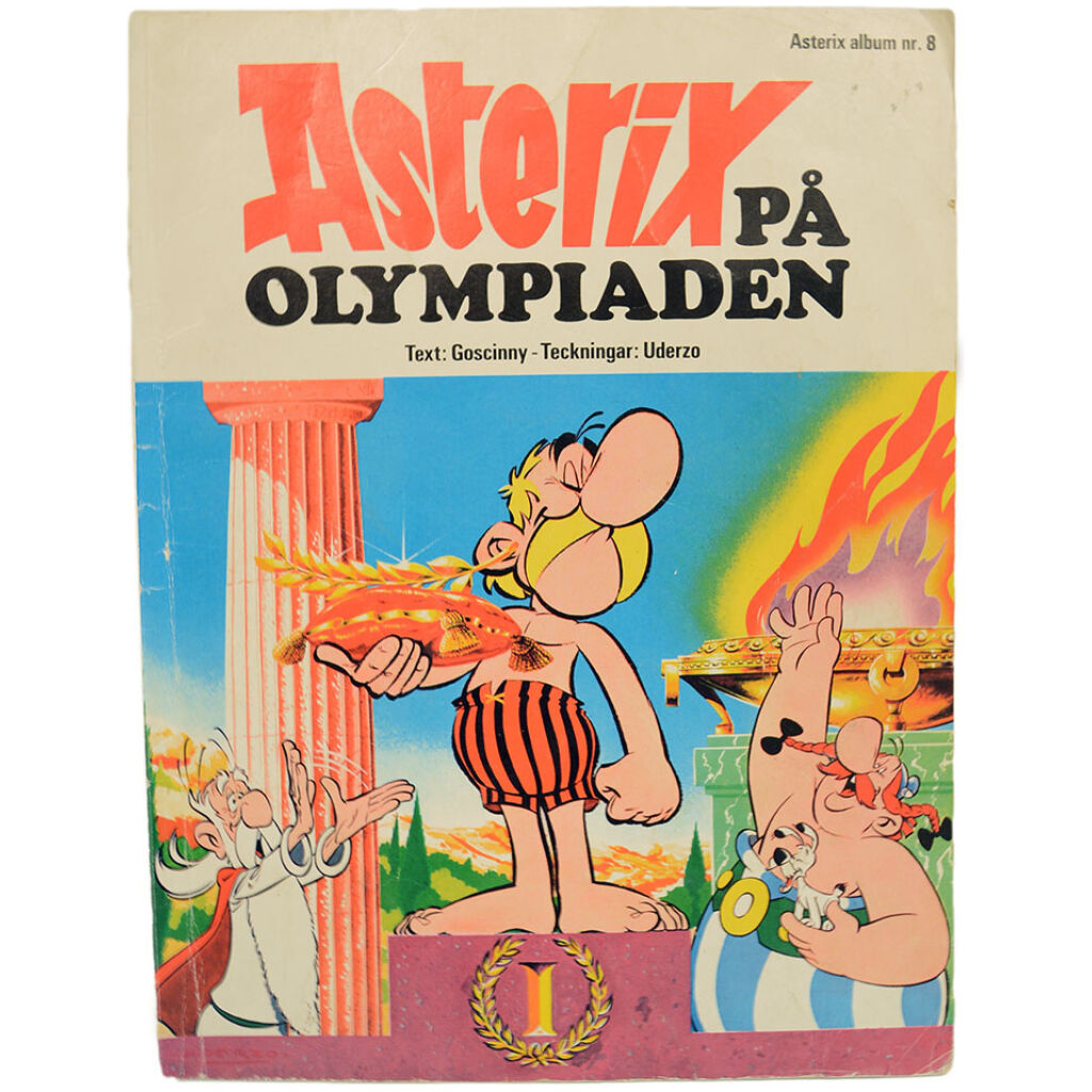 Asterix på Olympiaden, album nr 8, 1972, skick FN
