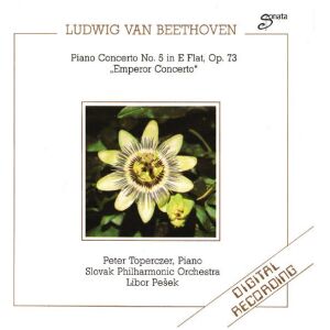 Ludwig Van Beethoven, Peter Toperczer, Slovak Philharmonic Orchestra, Libor Pešek - Piano Concerto No. 5 In E Flat, Op. 73 Emperor Concerto (CD, Album)