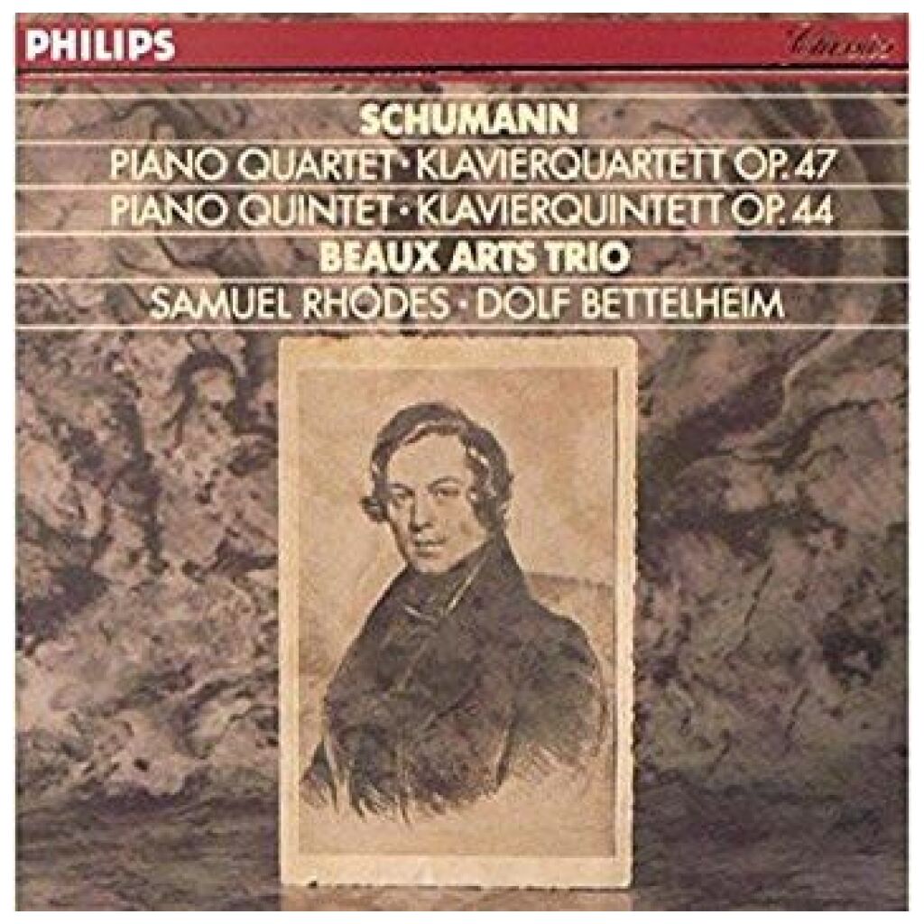 Beaux Arts Trio, Robert Schumann - Schuman Piano Quartet in E flat, Op. 47 / Piano Quintet in E flat, Op. 44 (CD, Album)