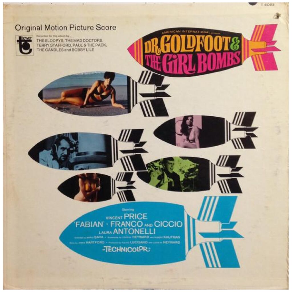 Various - Dr. Goldfoot & The Girl Bombs (LP, Album, Mono)