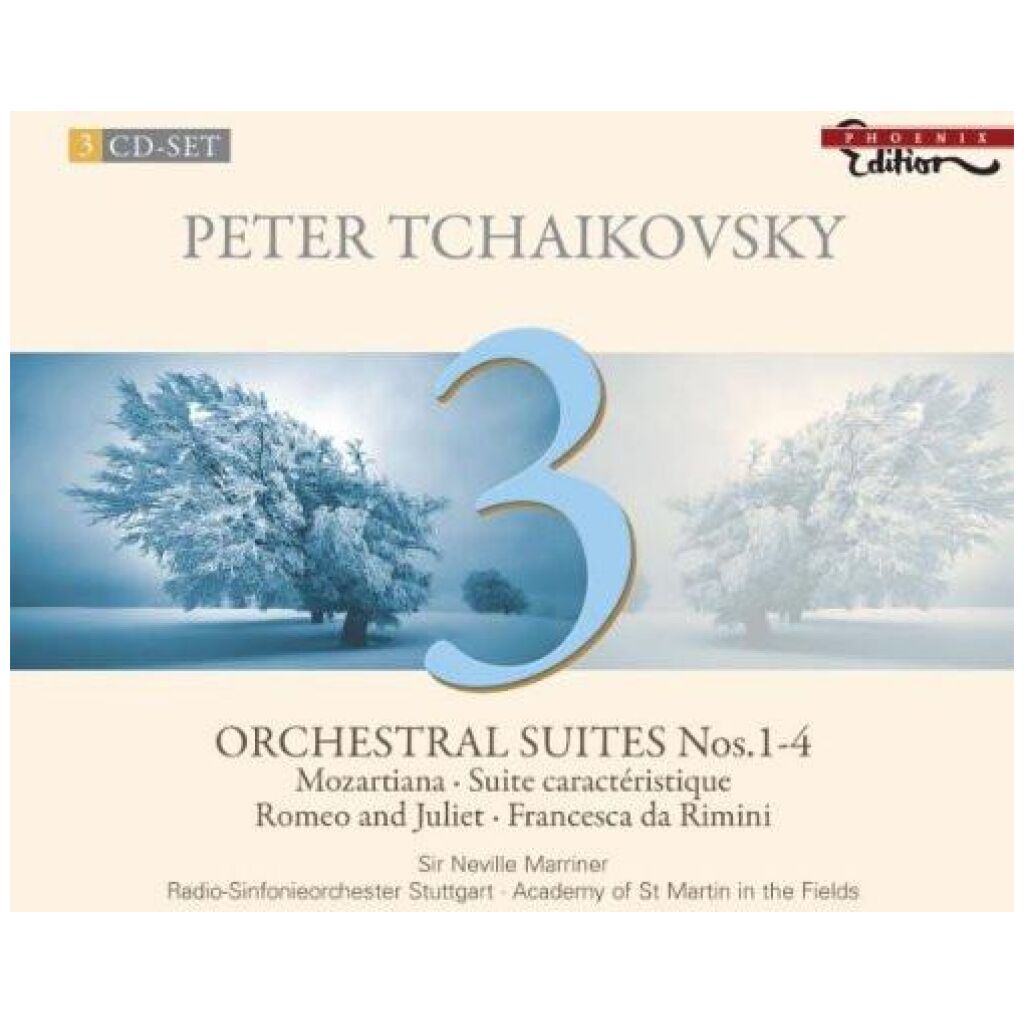 Pyotr Ilyich Tchaikovsky, Sir Neville Marriner, Radio-Sinfonieorchester Stuttgart, The Academy Of St. Martin-in-the-Fields - Orchestral Suites Nos. 1 - 4 (CD, 3-D)