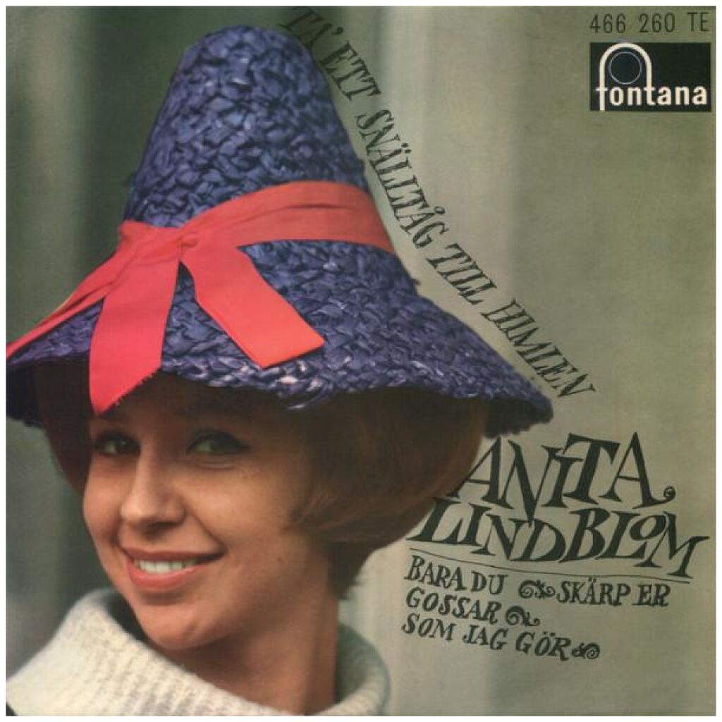 Anita Lindblom - Ta Ett Snälltåg Till Himlen (7, EP, Mono)