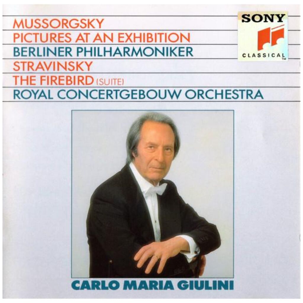 Mussorgsky*, Stravinsky*, Berliner Philharmoniker, Concertgebouworkest, Carlo Maria Giulini - Pictures Of An Exhibition, The Firebird (CD)