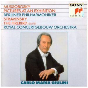 Mussorgsky*, Stravinsky*, Berliner Philharmoniker, Concertgebouworkest, Carlo Maria Giulini - Pictures Of An Exhibition, The Firebird (CD)