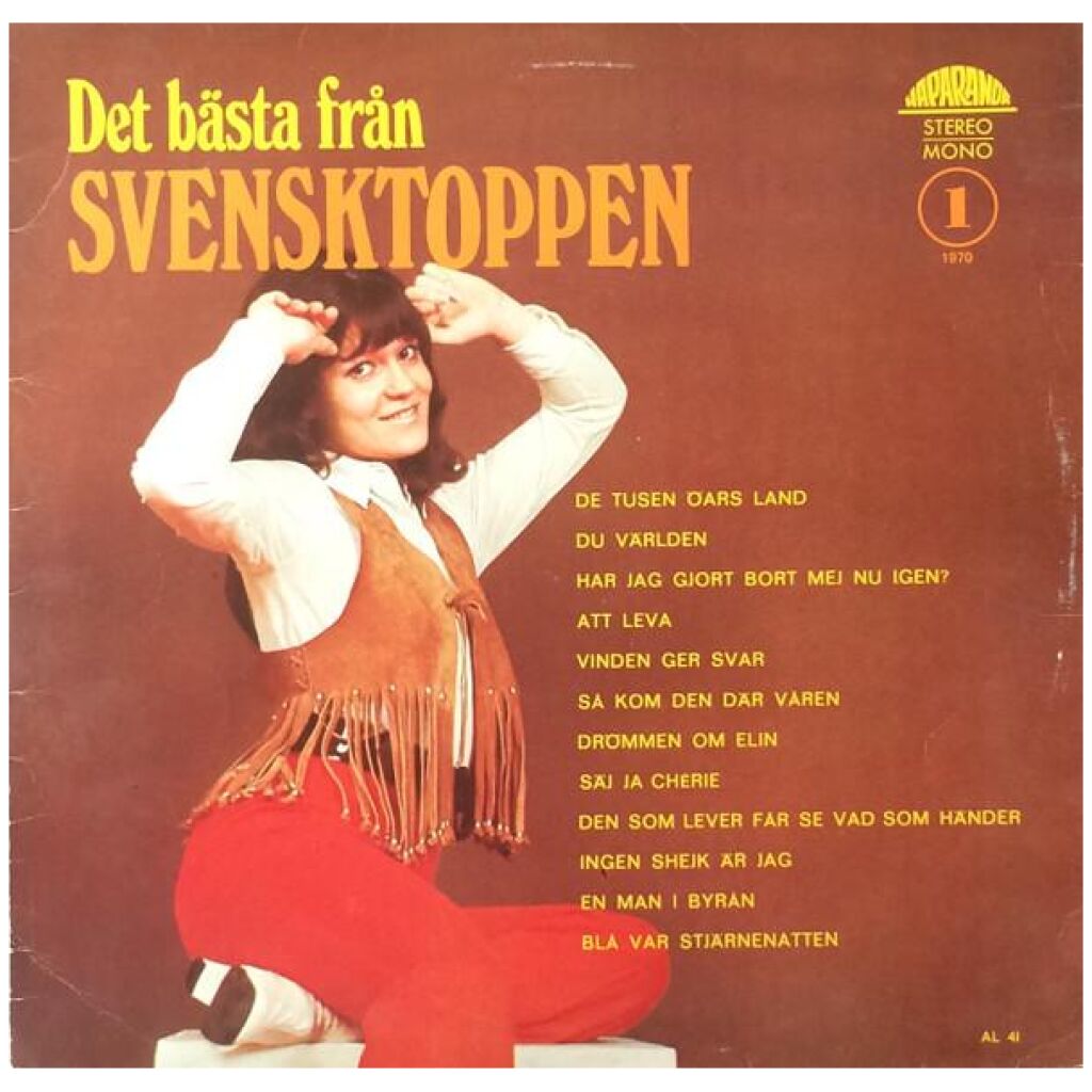 Lii Bäcklund Och Lars Westman* - Det Bästa Från Svensktoppen 1 (LP)