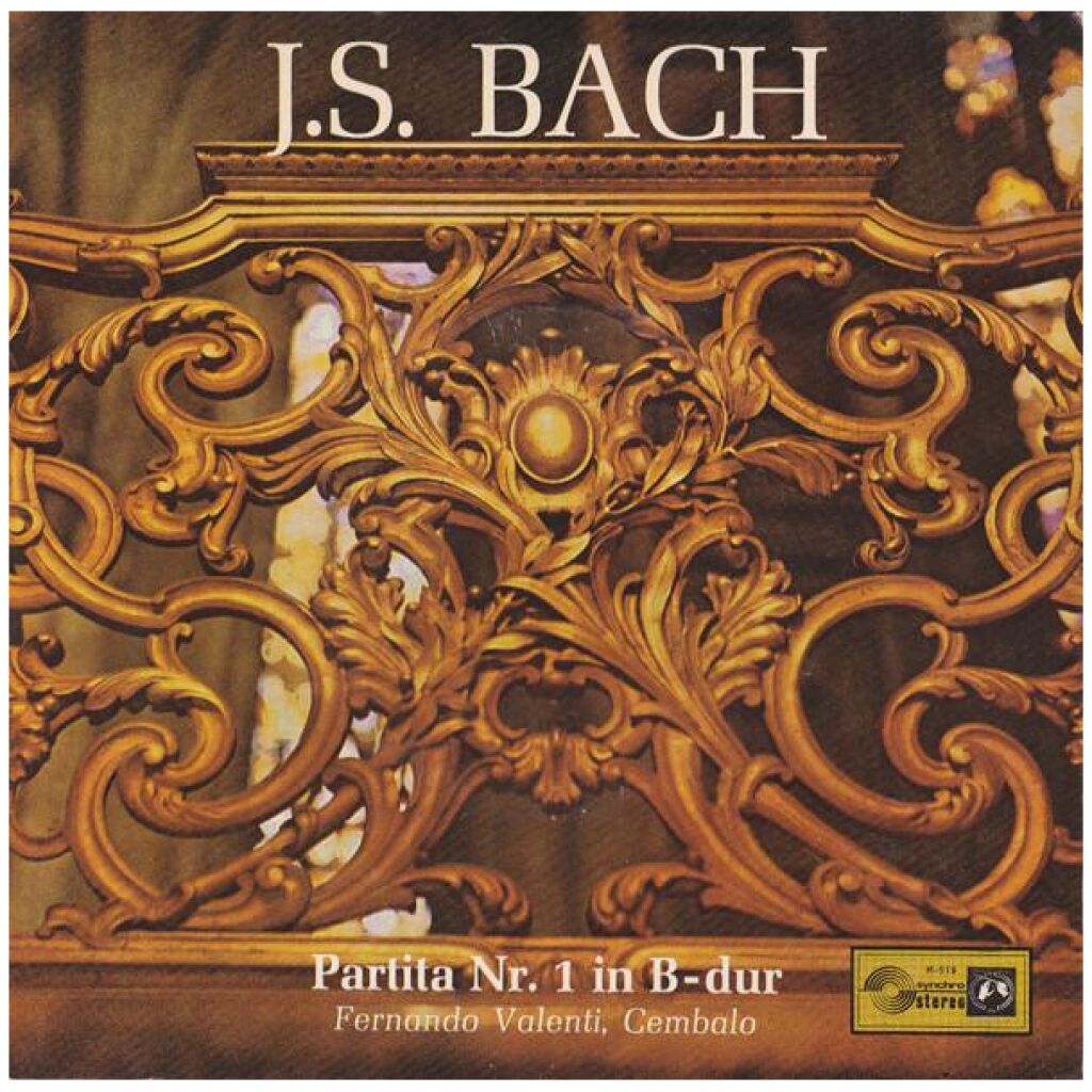 J.S. Bach*, Fernando Valenti - Partita Nr. 1 In B-Dur (7, Single)