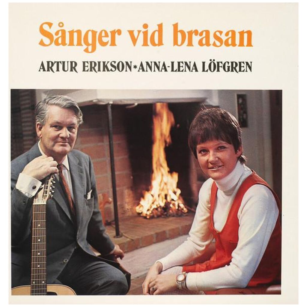 Artur Erikson, Anna-Lena Löfgren - Sånger Vid Brasan (LP, Album)