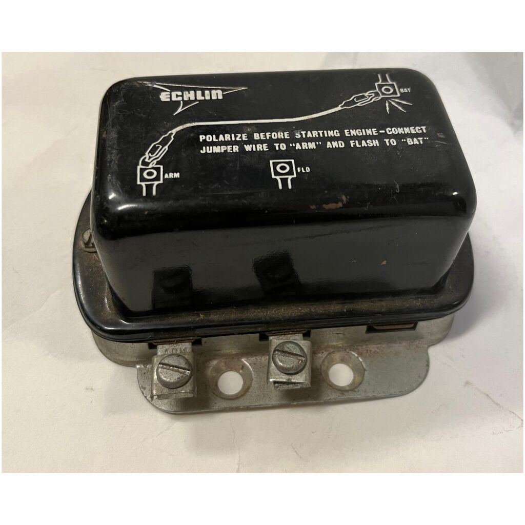 Laddningsrelä 12V pos/neg grd 27-31Amp Studebaker 1961, Echlin VR25