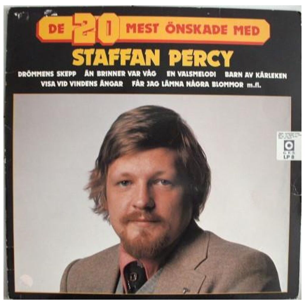 Staffan Percy - De 20 Mest önskade Med Staffan Percy (LP, Comp)