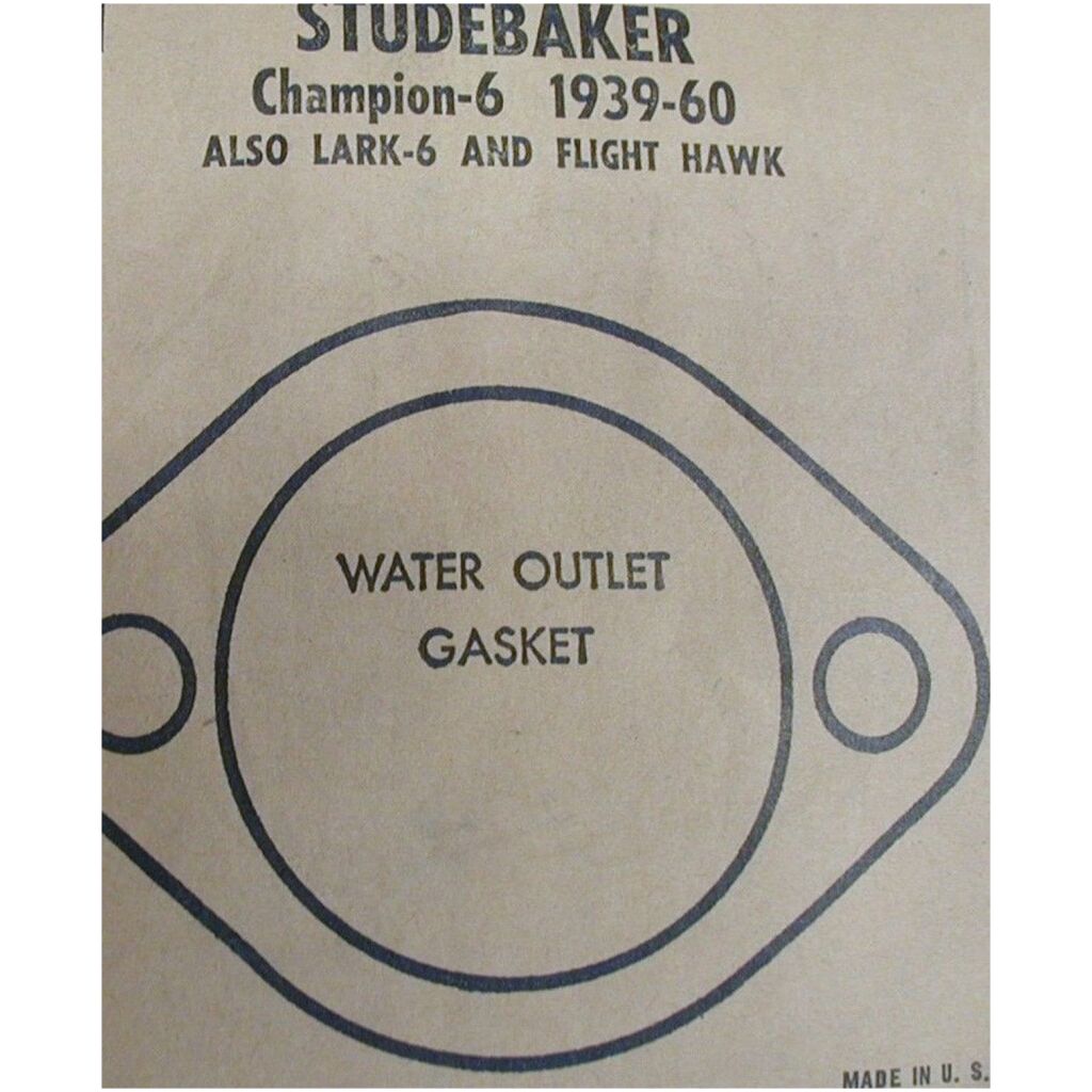 TERMOSTATHUSPACKNING STUDEBAKER 6, V8 170-289cui 1939-60