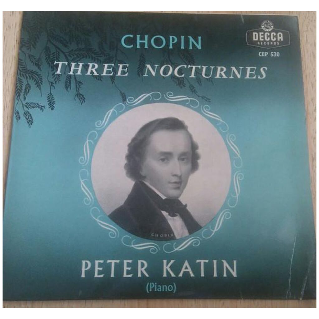 Chopin* – Peter Katin - Three Nocturnes (7, Mono)