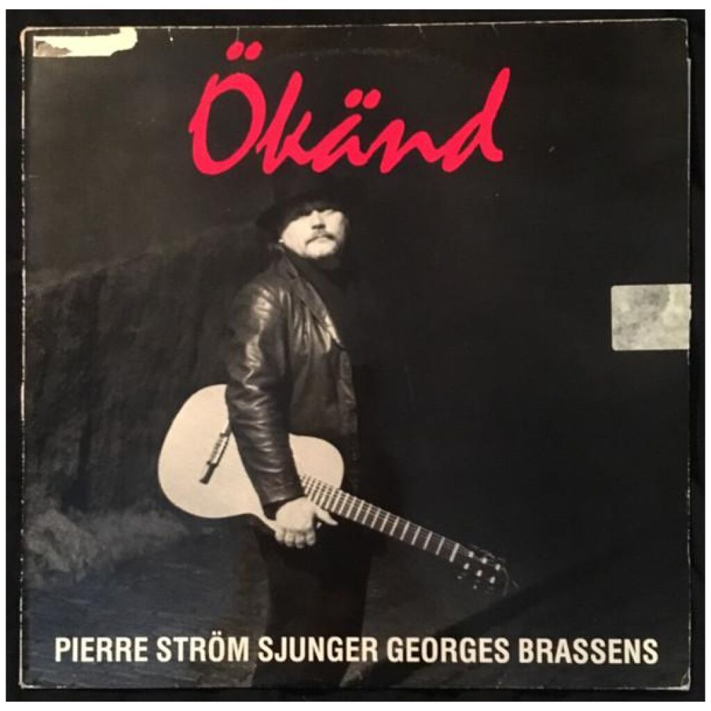 Pierre Ström - Ökänd, Pierre Ström Sjunger Georges Brassens (LP)