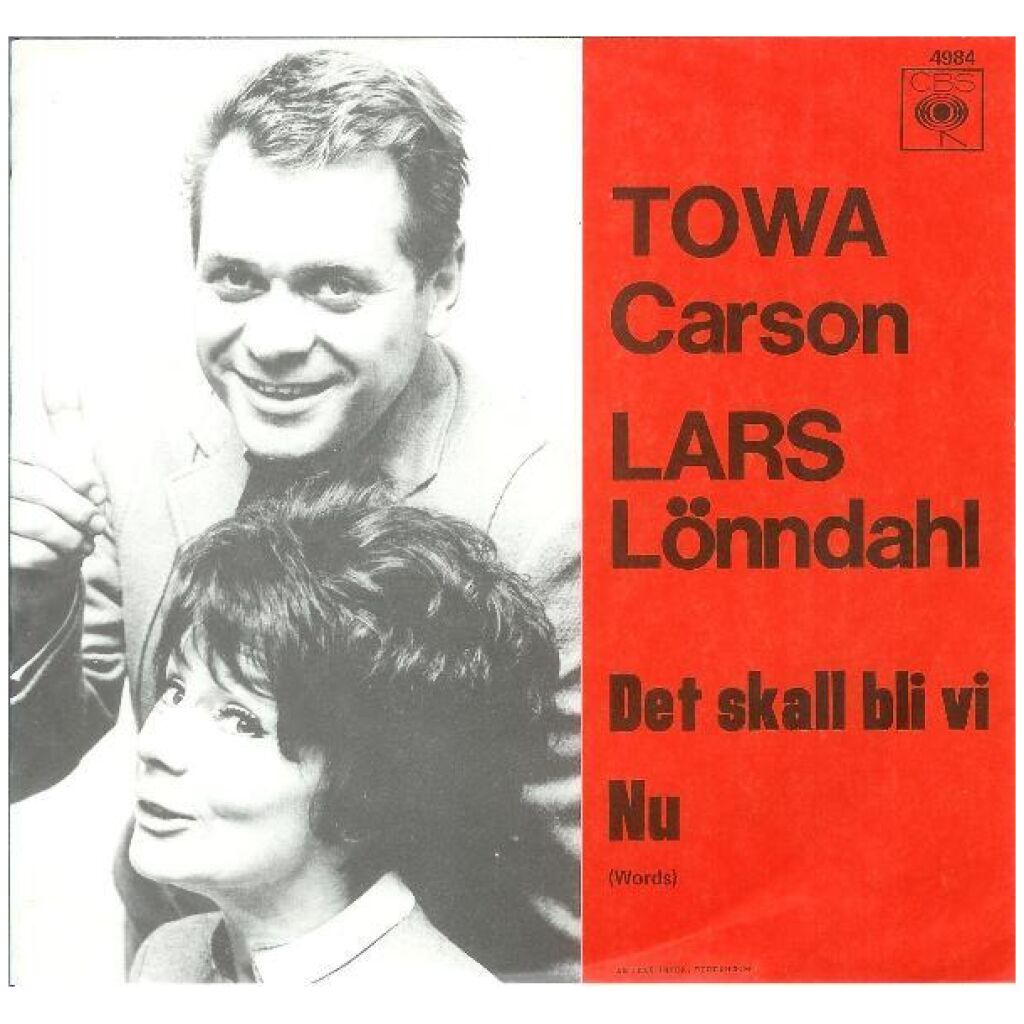 Towa Carson - Lars Lönndahl - Det Skall Bli Vi / Nu (7, Single)