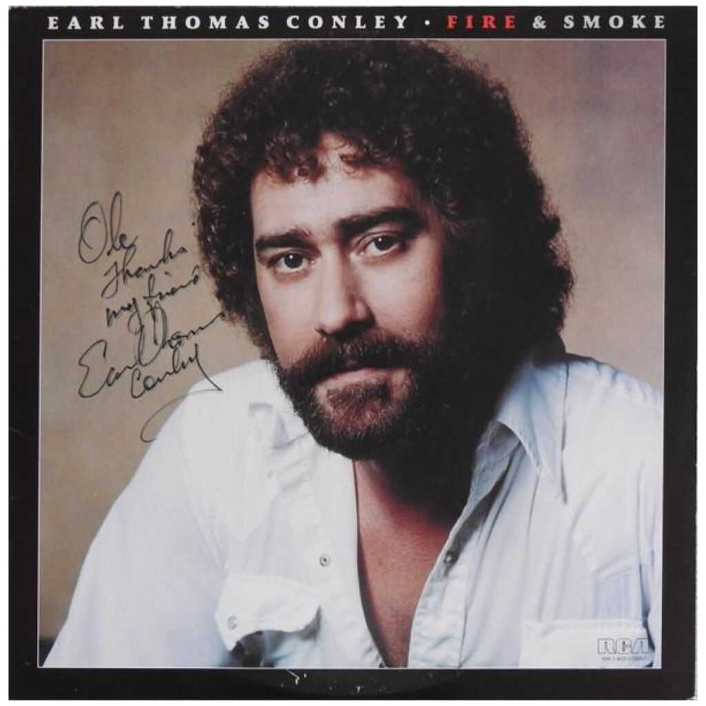 Earl Thomas Conley - Fire & Smoke (LP, Album)