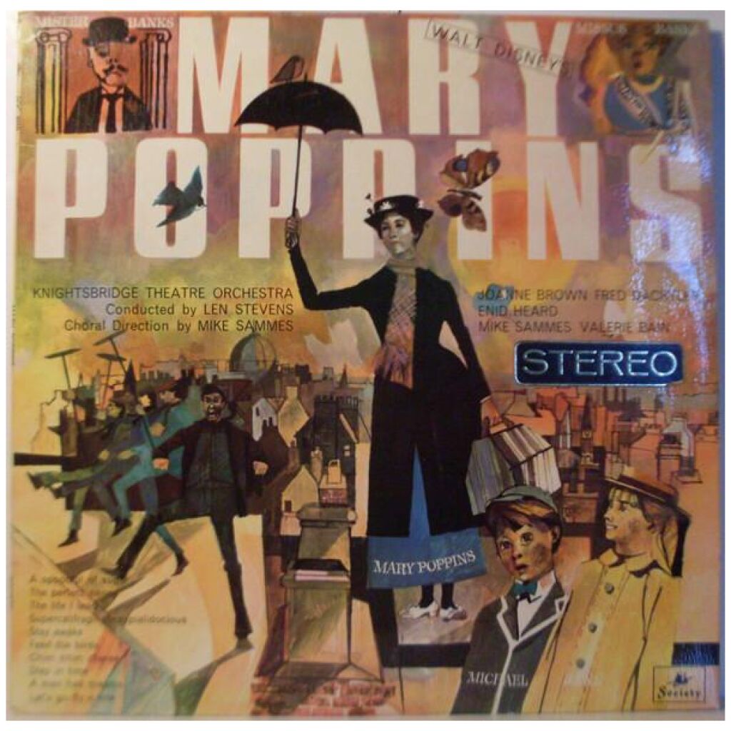 Knightsbridge Theatre Orchestra*, Joanne Brown, Fred Dachtler, Enid Heard, Valerie Bain, Mike Sammes, Len Stevens - Mary Poppins (LP)