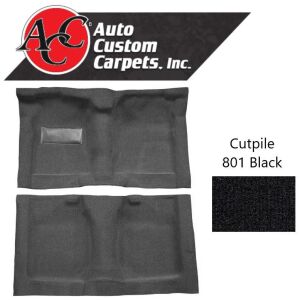1961-1964 Cadillac DeVille 2DR Coupe Cutpile Golvmatta Svart #24575-801