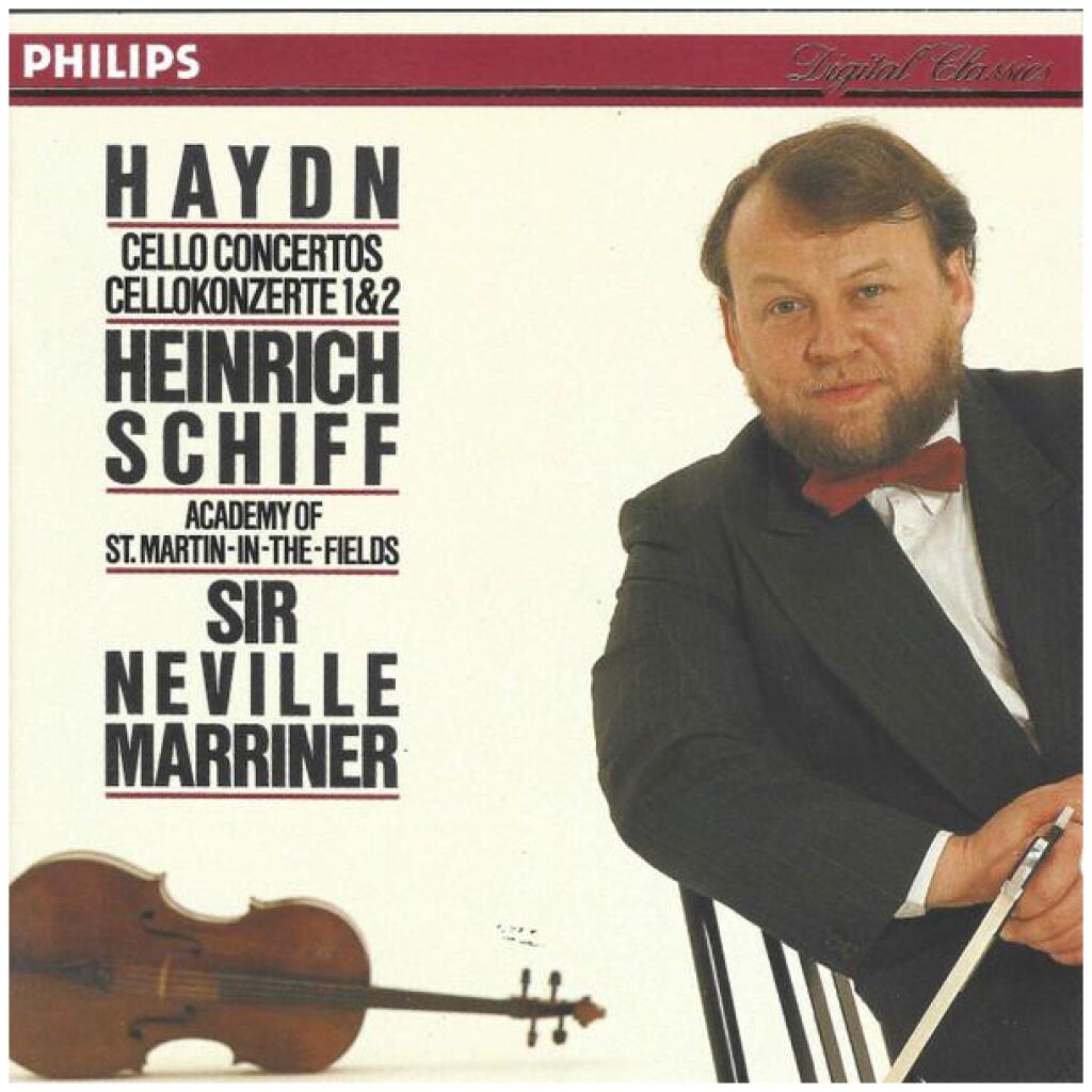 Haydn* - Heinrich Schiff, Academy Of St. Martin-in-the-Fields*, Sir Neville Marriner - Cello Concertos = Cellokonzerte 1&2 (CD, Album)