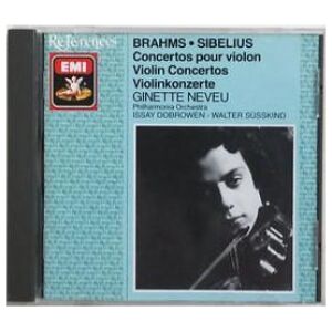 Brahms* / Sibelius* - Ginette Neveu, Philharmonia Orchestra, Issay Dobrowen, Walter Süsskind* - Concertos Pour Violon / Violin Concertos / Violinkonzerte (CD, Comp, Mono, RM)