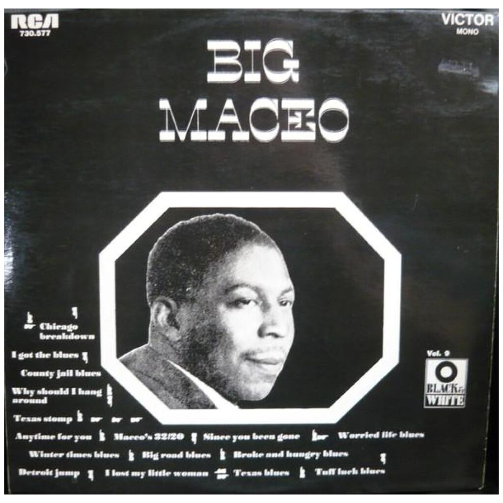 Big Maceo - Big Maceo (LP, Comp, Mono)