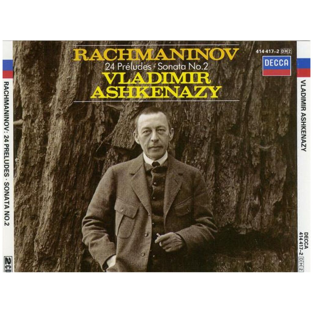 Rachmaninov*, Vladimir Ashkenazy - 24 Preludes - Sonata No. 2 (2xCD, Album, Comp)