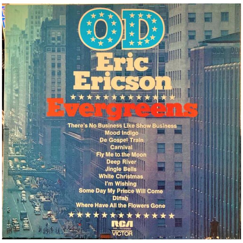 Eric Ericson & Orphei Drängar - Evergreens (LP, Album)