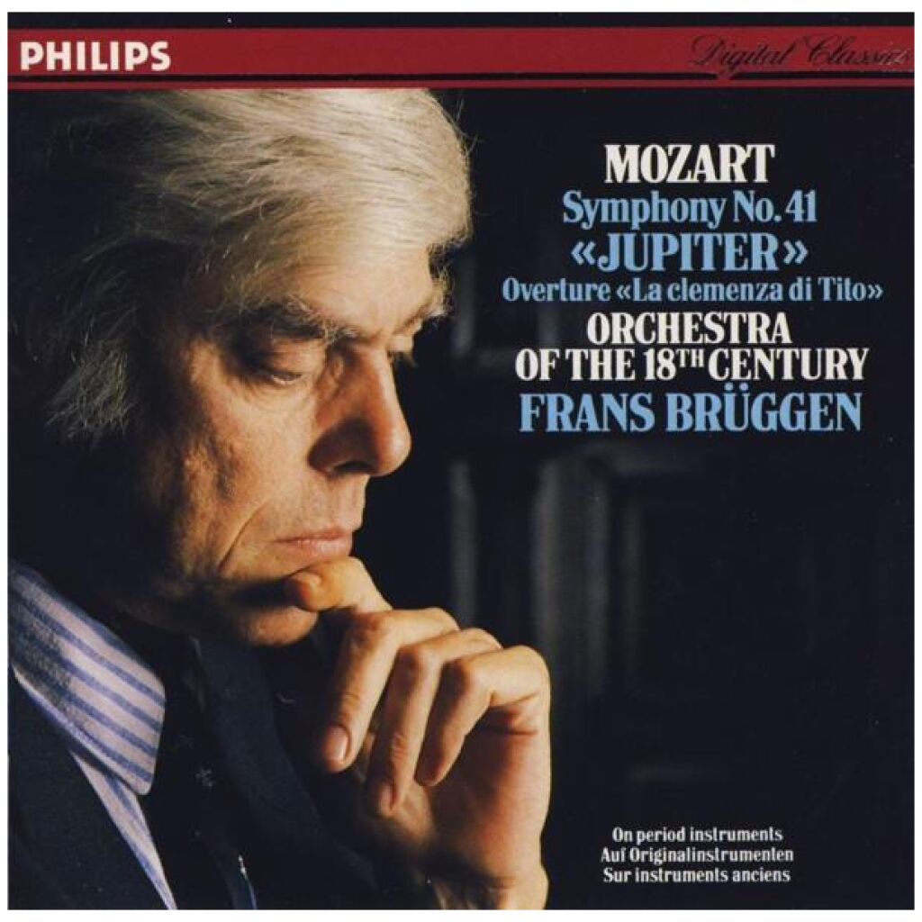 Mozart*, Orchestra Of The 18th Century, Frans Brüggen - Symphony No. 41 «Jupiter» / Overture «La Clemenza Di Tito» (CD, Album)