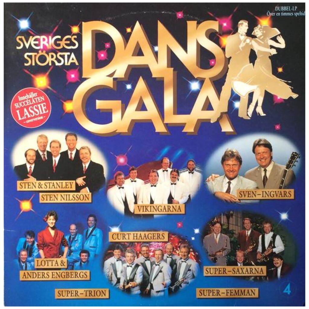 Various - Sveriges Största Dansgala (2xLP, Comp)