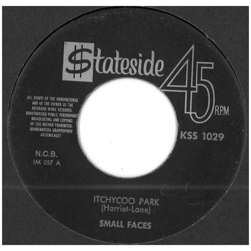 Small Faces - Itchycoo Park (7, Single, Mono)