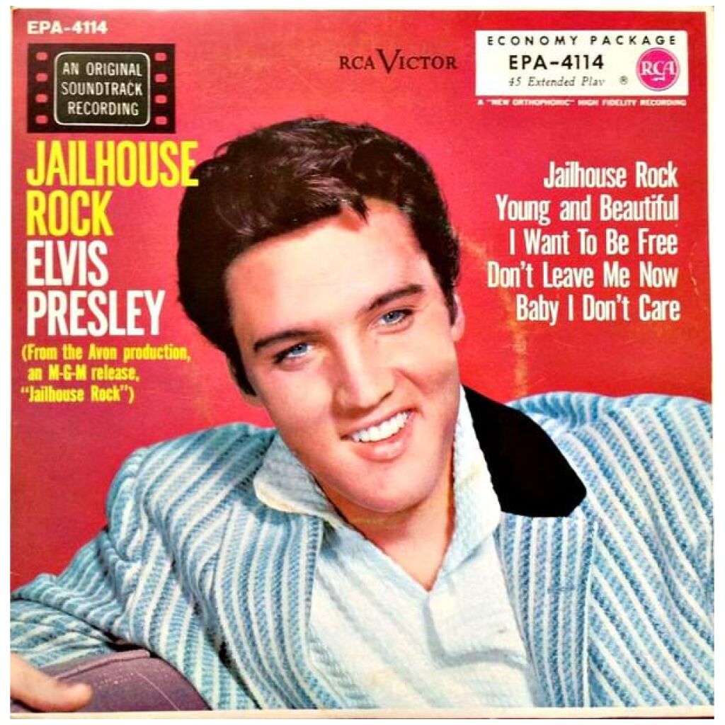 Elvis Presley - Jailhouse Rock (7, EP, RE, V2)