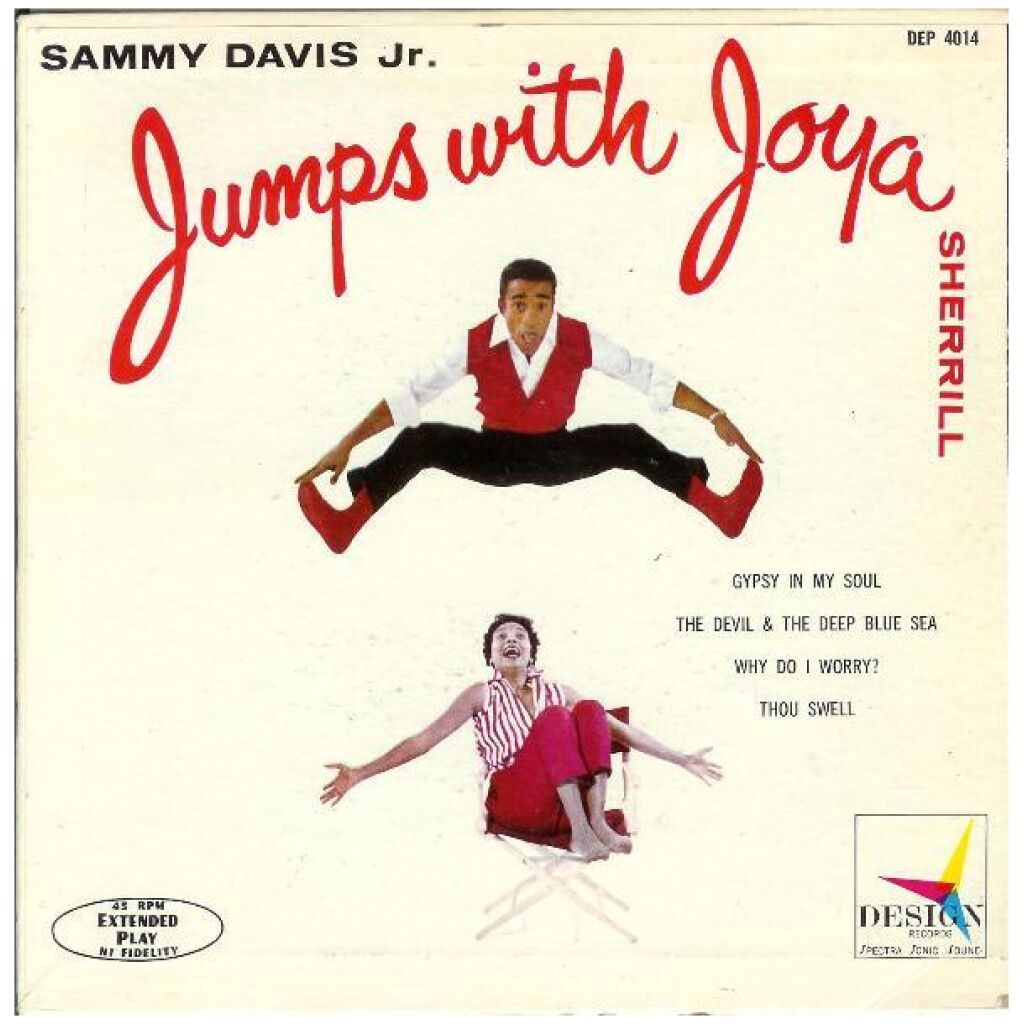 Sammy Davis Jr. & Joya Sherrill - Sammy Davis Jr. Jumps With Joya Sherrill (7, EP, Mono)