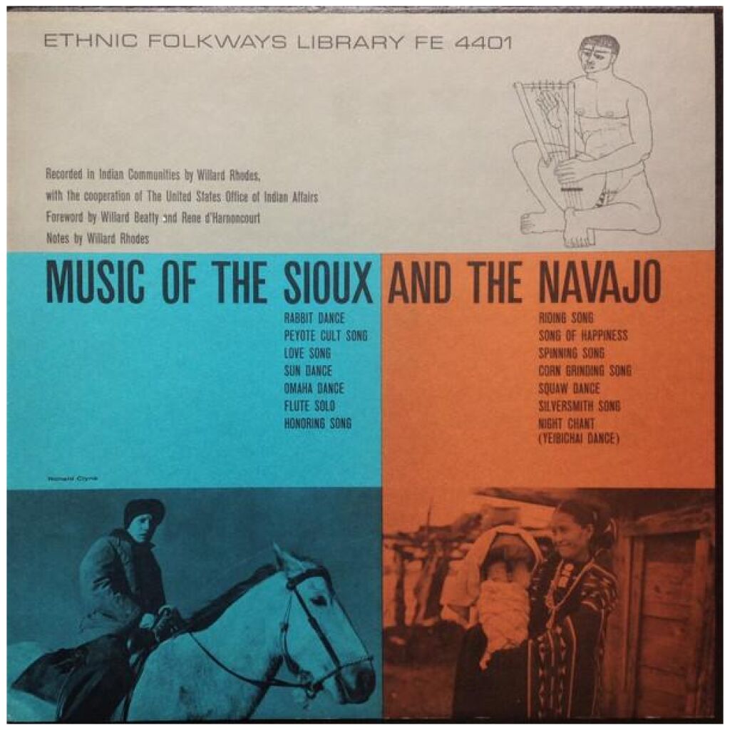 Sioux (3) / Navajo (4) - Music Of The Sioux And The Navajo (LP, RP)