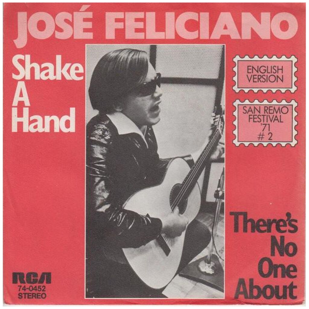 José Feliciano - Shake A Hand (7, Single, Promo)
