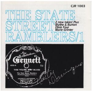 The State Street Ramblers* - The State Street Ramblers / 1 (CD, Album, Comp)